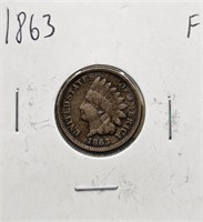 1863 F Indian Head Cent