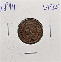 1899 VF35 Indian Head Cent
