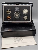 1993 US Mint Silver Proof Coin Set in Display Box