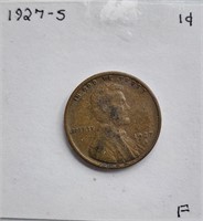 1927 S F Lincoln  Wheat Cent
