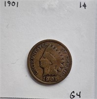 1901 G4 Indian Head Cent