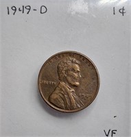 1919 D VF Lincoln Wheat Cent