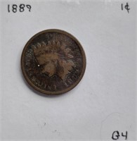 1889 G4 Indian Head Cent