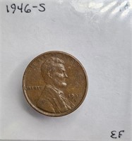1946 S EF Lincoln Wheat Cent