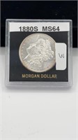 1880-S Morgan Dollar (good condition)