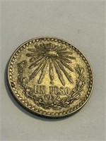 1934 Un Peso Silver Coin