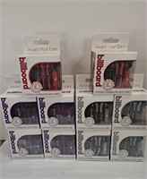 New Ten Pairs of Billboard Stereo Earbuds with