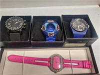 Four New Watches- Need Batteries