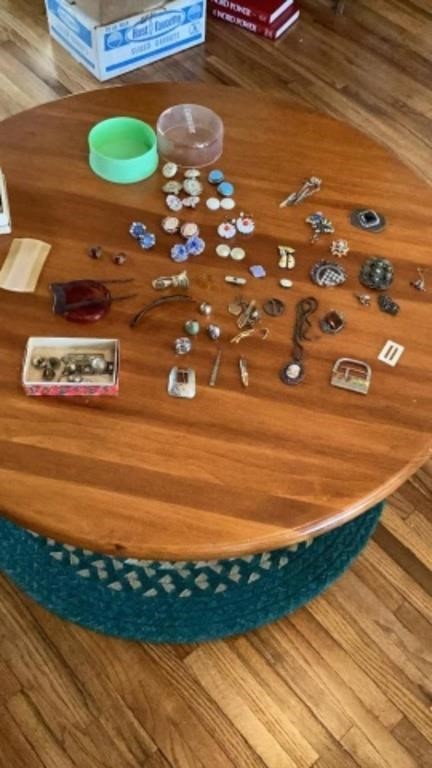 Antique Costume Jewelry/ Silver Rings