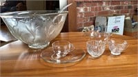 Punch Bowl & Reception Glassware (100+ pcs)