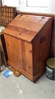 Wooden Flip-Top Cabinet/Chest