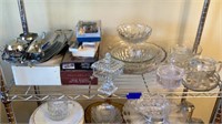 Crystal Dishes (assorted), 1906s Mid Century