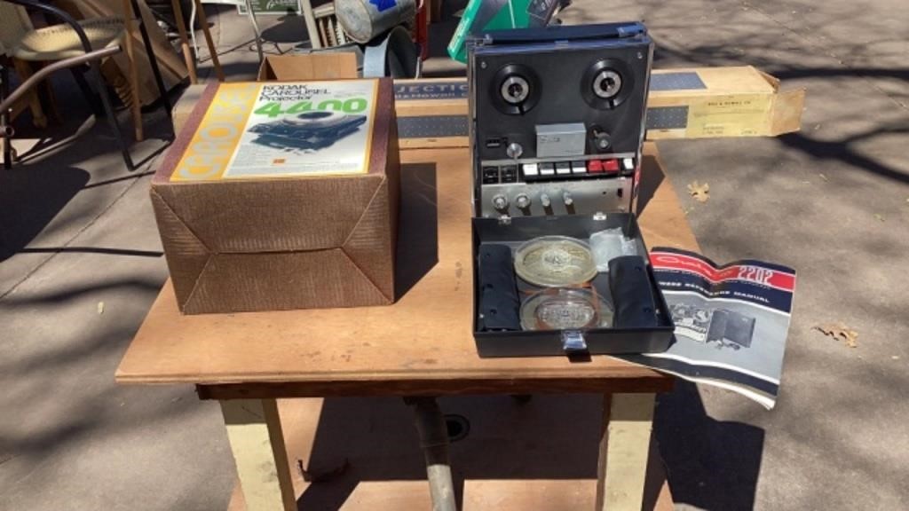 Portable Stereo System Tape Recorder, Kodak