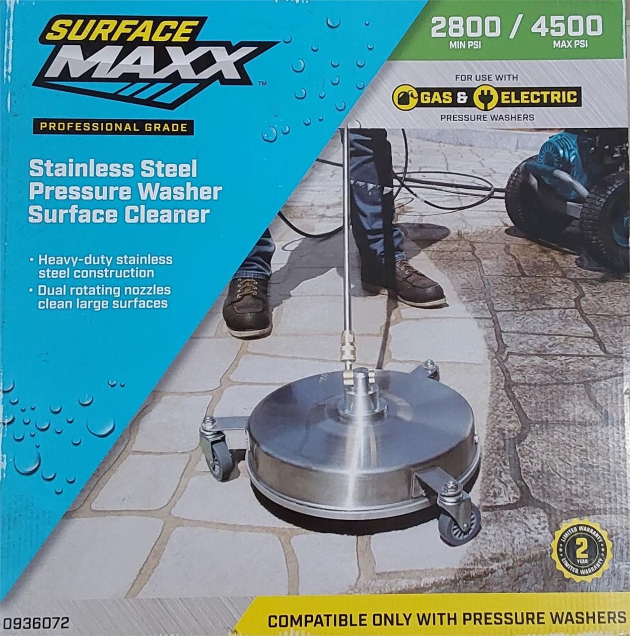 Stainless Steel Pressure Washer Surface Cleaner
