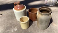 Pottery Vase, 2-Crocs, Jug