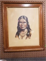 Richard Campbell Native American Painting