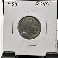 1934 BUFFALO NICKEL