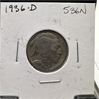 1936-D BUFFALO NICKEL