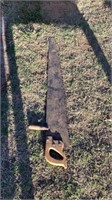 Antique cross-cut saw