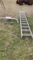 24" Extendable Aluminum Ladder w/ ladder AC78
