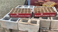 Antique Royal Crown Cola, 24-bottle crates (