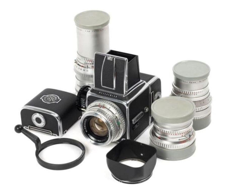 Hasselblad 500c Camera w/ Four Lenses - has Issues