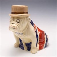 Royal Doulton Union Jack Bulldog w/ Hat & Cigar.