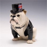 Royal Doulton Bulldog w/ Tuxedo & Top Hat.