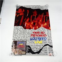 Huge ROLL Lou Reed Take No Prisoners Promo Posters