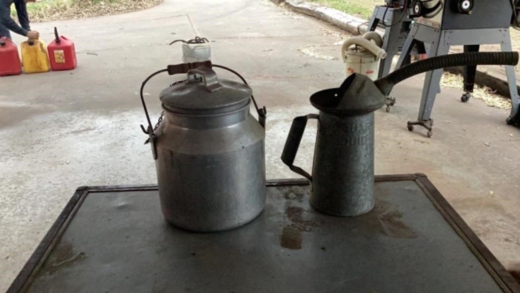 Oil Can, Gallon Pot
