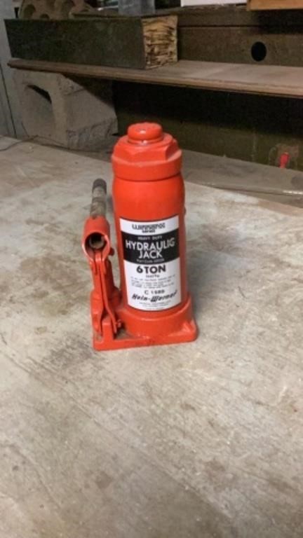 Hydraulic Bottle Jack: 6-ton