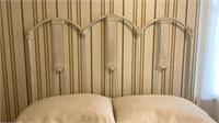 Full Size Cast Iron Bed Frame:  Head Board, Foot