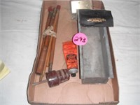 Wooden Gun Cleaning Rods, Advertising Item & Misc.