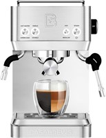 $220 Espresso Machines with Milk Frother, 20 Bar