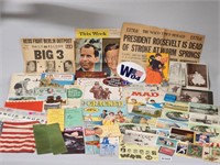 Large Collection of Ephemera