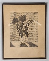 Vintage "Oleg Ardimasor" Signed Print