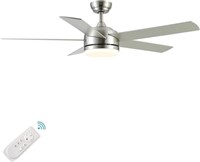 $140 52" Ceiling Fan with Lights & Remote Control