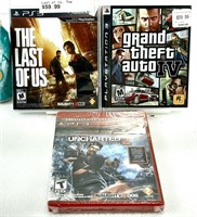 3 jeux PS3 dont deux encore SCELLÉS + GTA IV