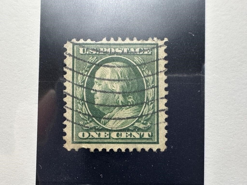 1908 1C FRANKLIN STAMP #331