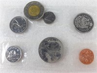 Série SCELLÉE 1972 de pièces de monnaie du CANADA