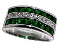 Quality 2.00 ct Emerald Designer Ring