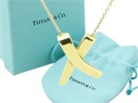 Tiffany & Co. 18kt Gold X Necklace
