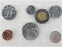 Série SCELLÉE 1981 de pièces de monnaie du CANADA