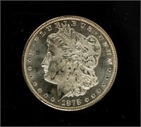 Coin  1878-S Morgan Silver Dollar Brilliant Unc.