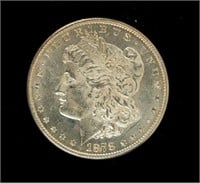 Coin 1878 8TF Morgan Silver Dollar Brilliant Unc.