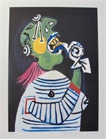 WOMAN IN DISTRESS Picasso Estate Signed Giclee