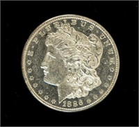 Coin 1886(P) Morgan Silver Dollar-BU DMPL