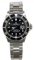 Gents Oyster Date 16610 Submariner Rolex Watch