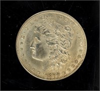 Coin 1878 8 TF Morgan Silver Dollar-AU