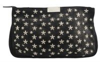 Jimmy Choo Black Star Studded Clutch Bag